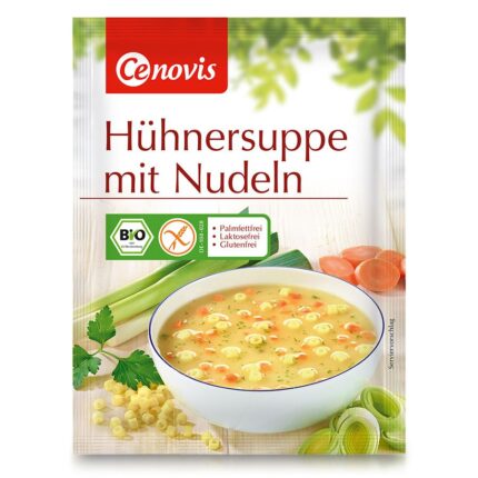 BIO KOKOŠJA JUHA Z REZANCI, 30 g