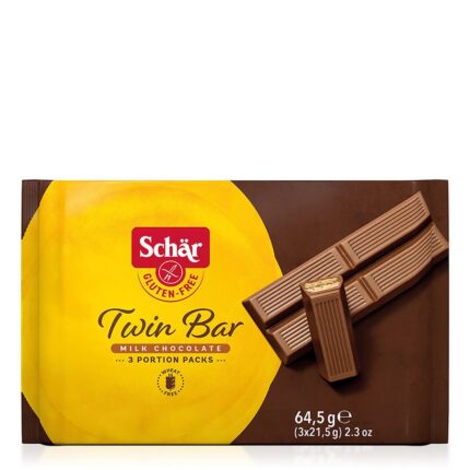 VAFELJ S PRELIVOM IZ MLEČNE ČOKOLADE BREZ GLUTENA – TWIN BAR, 64.5 g