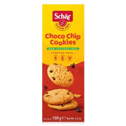 PIŠKOTI S ČOKOLADNIMI KAPLJICAMI BREZ GLUTENA – CHOCO CHIP COOKIES, 100 g
