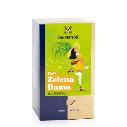 BIO ZELENI ČAJ Z LIMONSKO TRAVO, 21.6 g