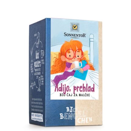 BIO ZELIŠČNI ČAJ ZA OTROKE ADIJO PREHLAD, 21.6 g