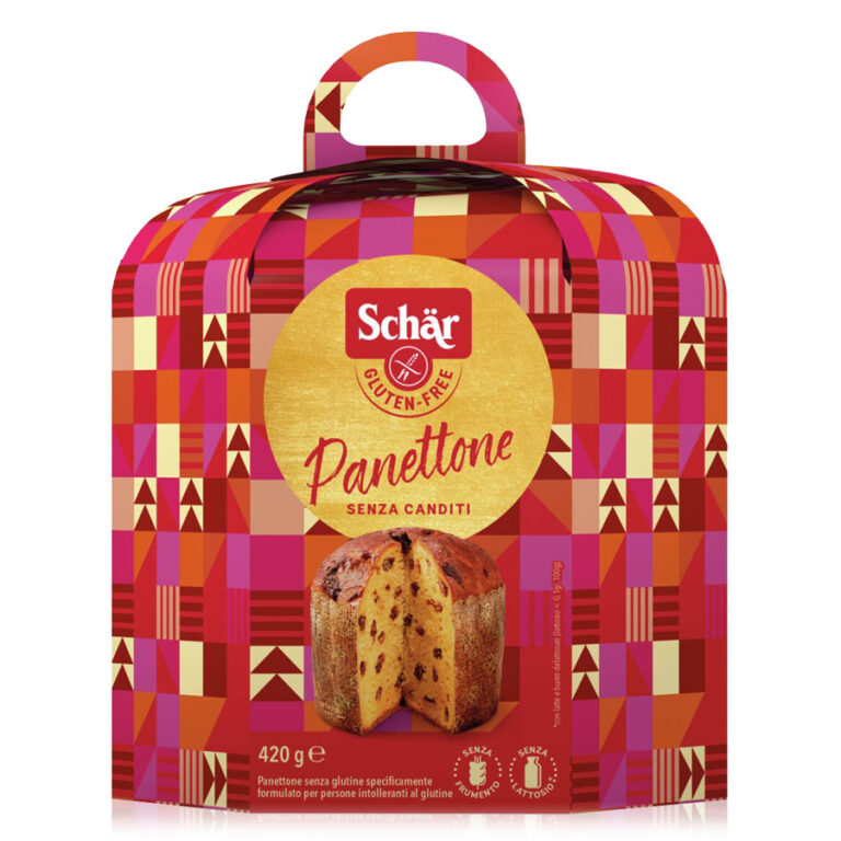 kolac s rozinami panettone brez glutena Schar
